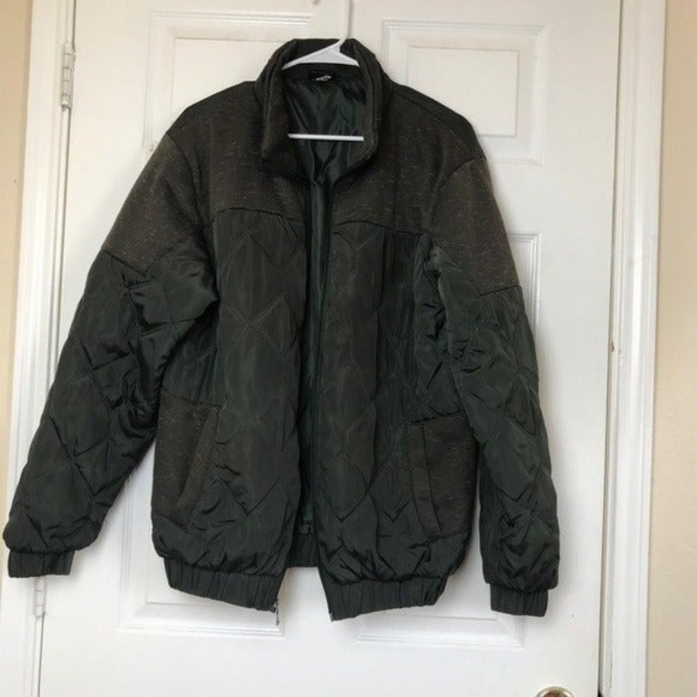 Original deluxe dark green puffer jacket